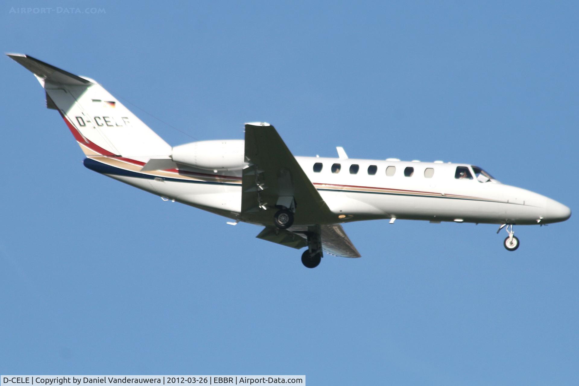 D-CELE, 2005 Cessna 525B CitationJet CJ3 C/N 525B-0011, Descending to RWY 02