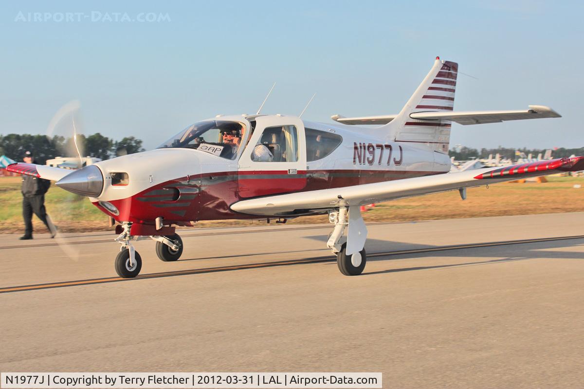 N1977J, 1976 Rockwell International 114 Commander C/N 14080, At 2012 Sun N Fun