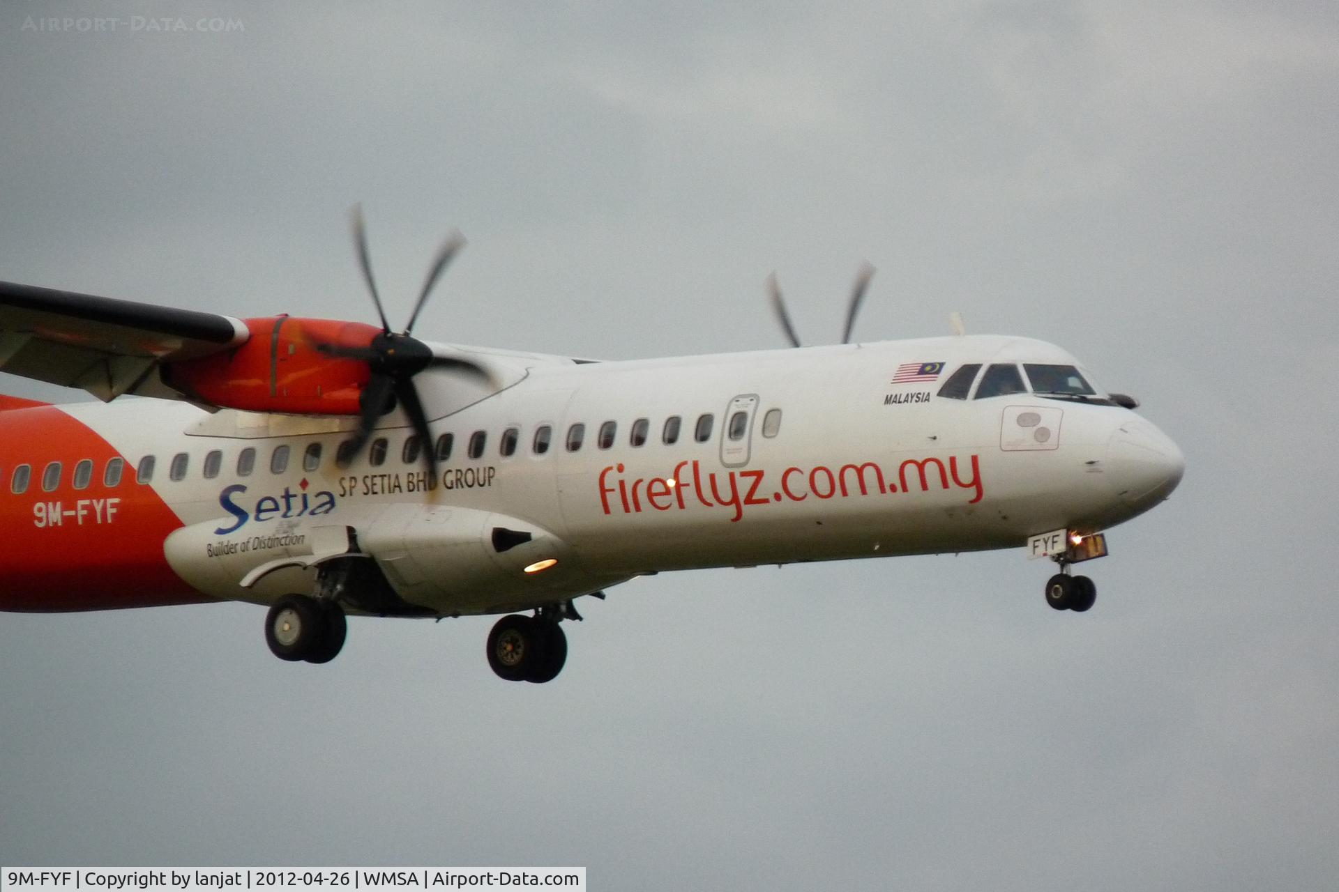 9M-FYF, 2009 ATR 72-212A C/N 860, close up