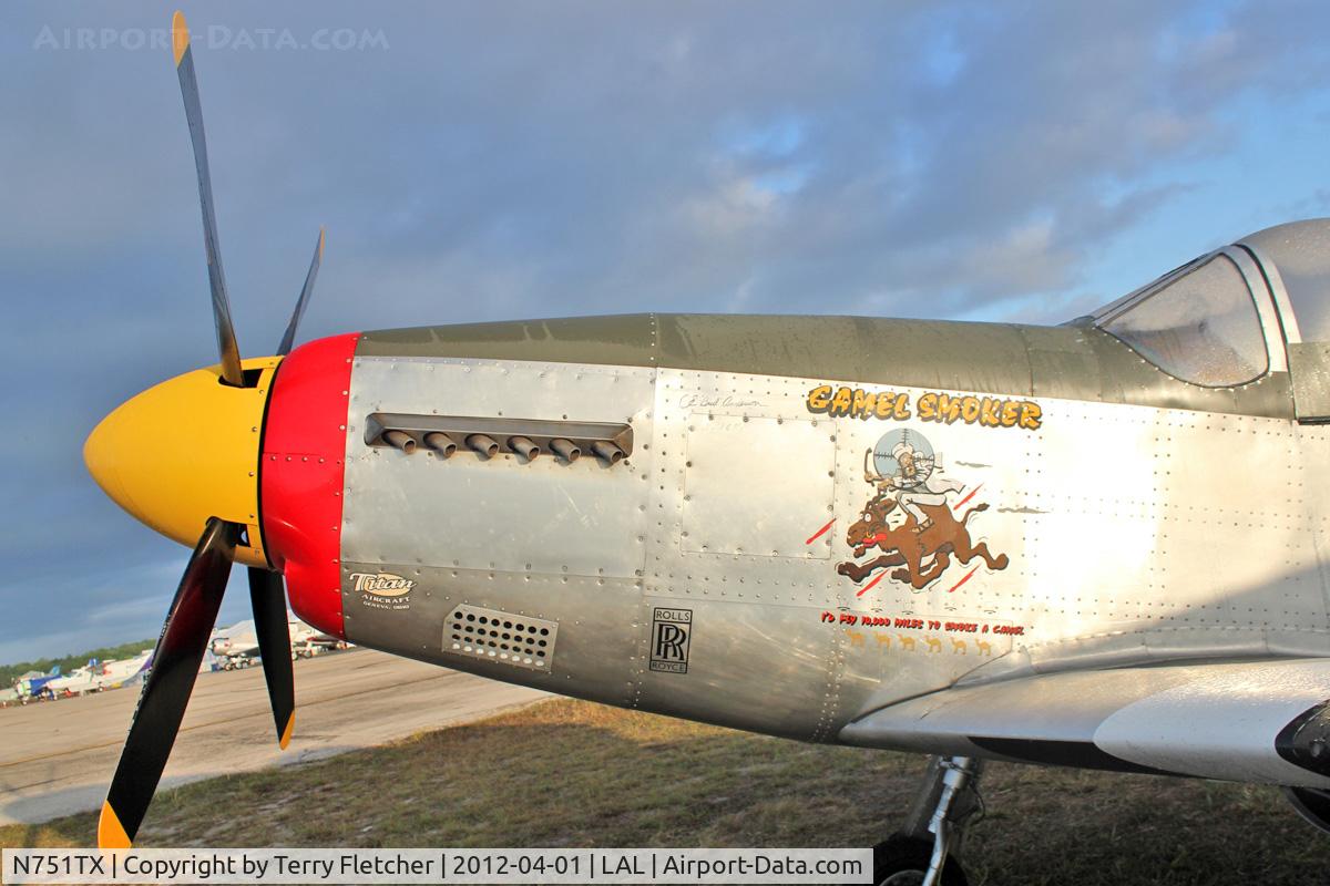 N751TX, Titan T-51 Mustang C/N 0007, At 2012 Sun N Fun