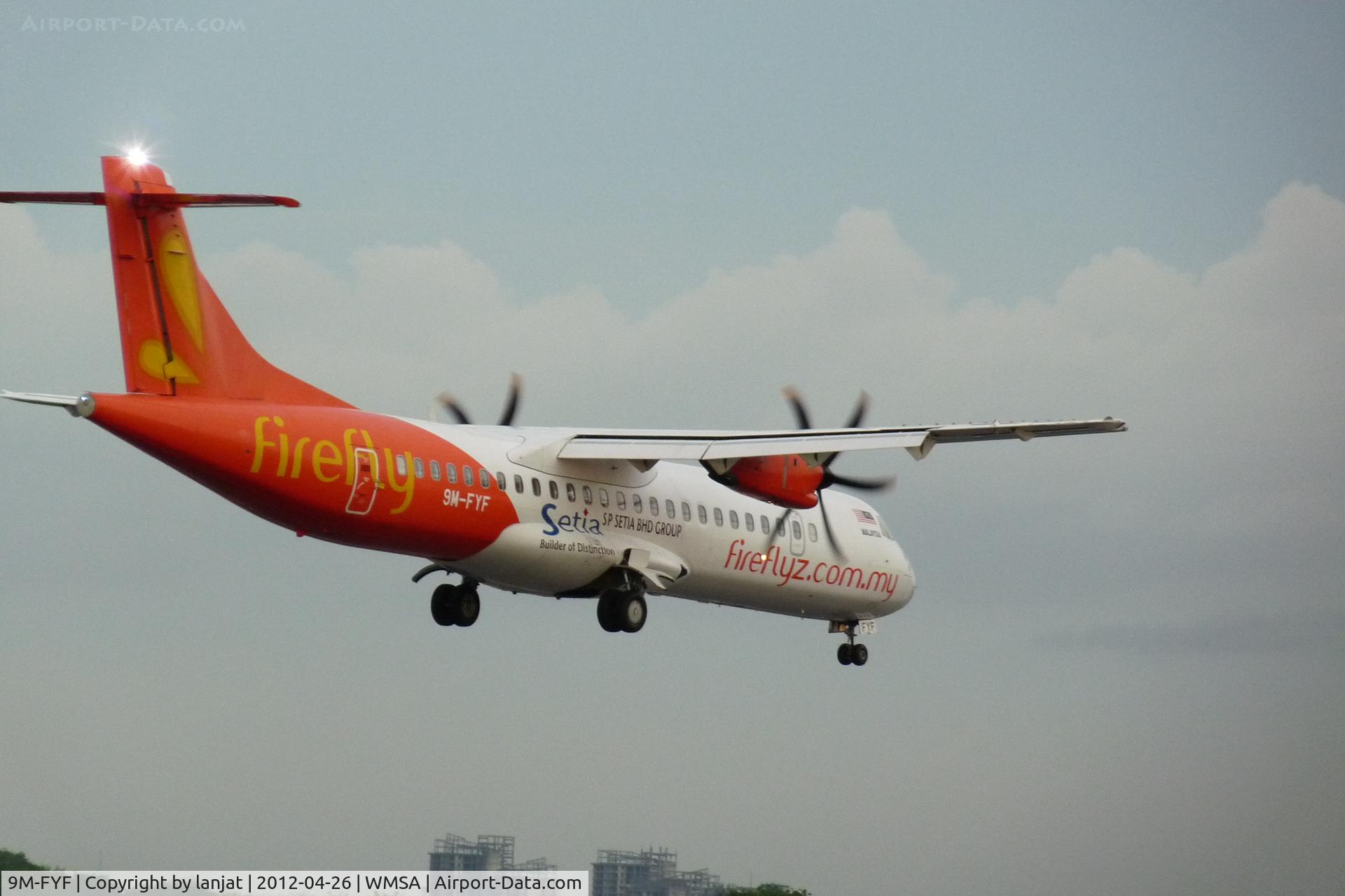 9M-FYF, 2009 ATR 72-212A C/N 860, Cross Winded Landing