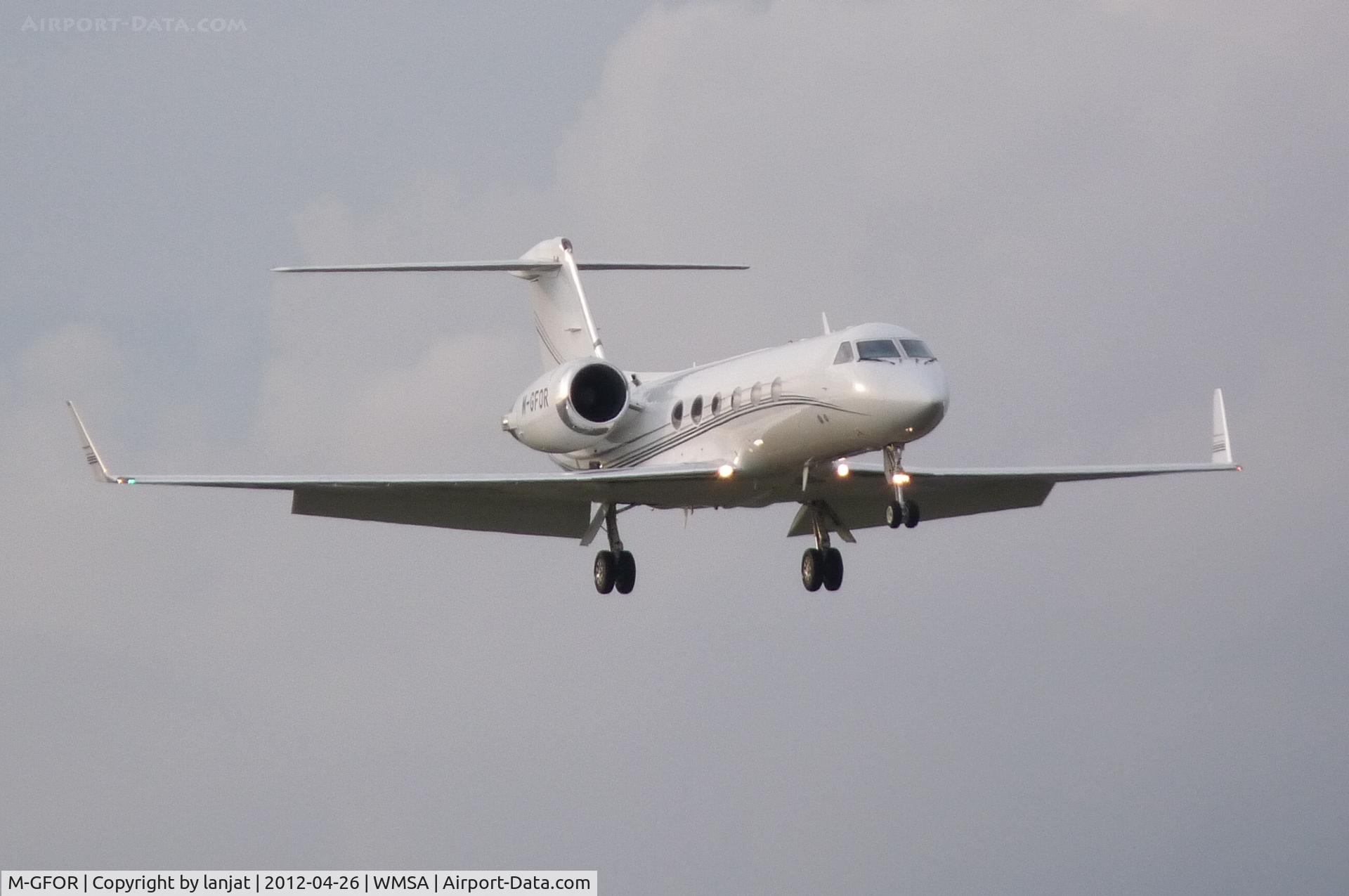 M-GFOR, 2002 Gulfstream Aerospace Gulfstream IV C/N 1487, Normal Jet spotted