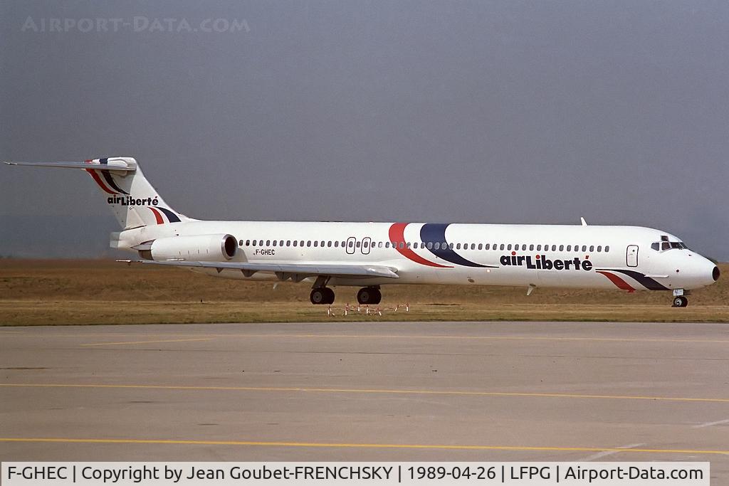 F-GHEC, 1987 McDonnell Douglas MD-83 (DC-9-83) C/N 49662, AIR LIBERTE