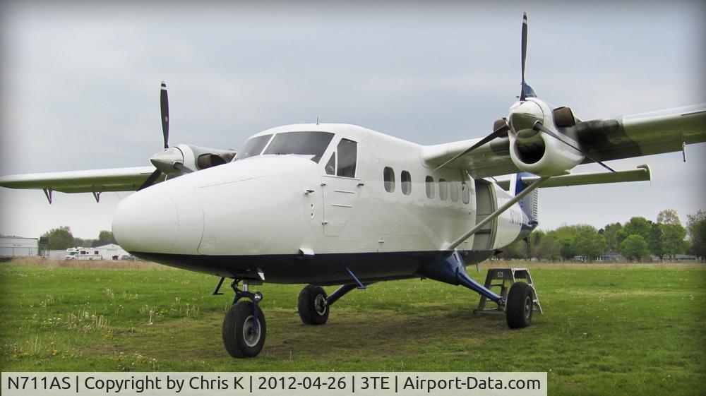 N711AS, 1969 De Havilland Canada DHC-6-200 Twin Otter C/N 202, N711AS - DeHavilland DHC-6 Twin Otter, ready to fly some big ways at Skydive Tecumseh (Tecumseh, MI)
