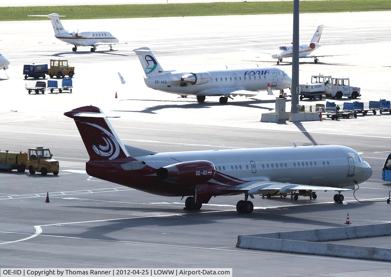 OE-IID, 1991 Fokker 100 (F-28-0100) C/N 11368, MJet Aviation Fokker 100