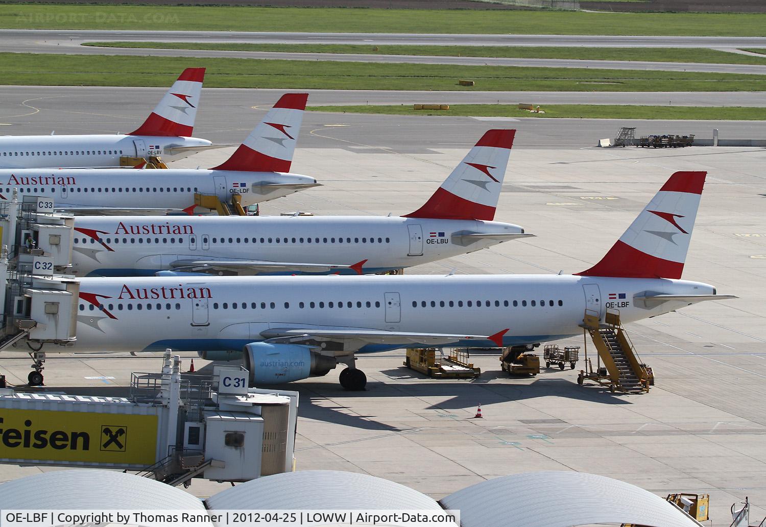 OE-LBF, 2001 Airbus A321-211 C/N 1458, Austrian Airlines Airbus A321