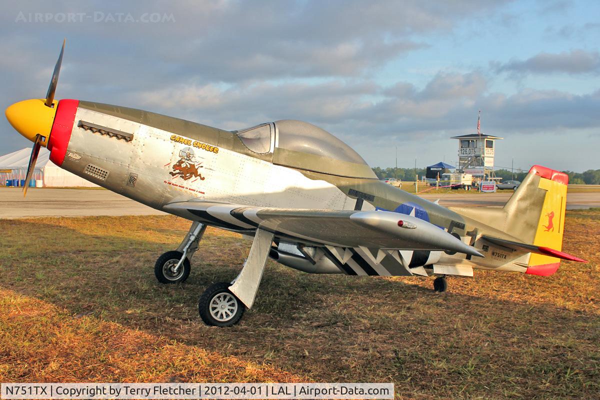N751TX, Titan T-51 Mustang C/N 0007, At 2012 Sun N Fun