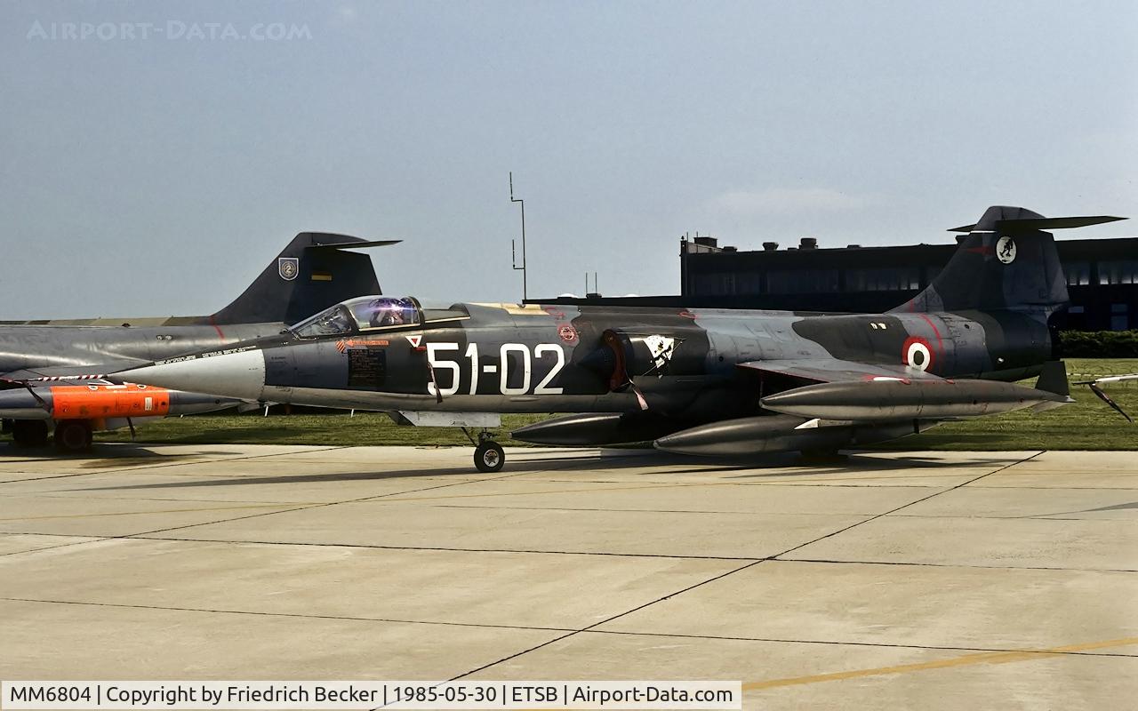 MM6804, Aeritalia F-104S-ASA Starfighter C/N 1104, F-104S transient at Fliegerhorst Büchel