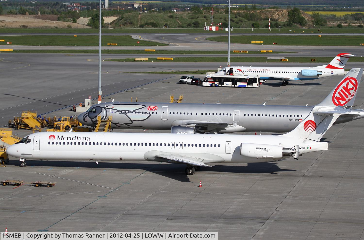 I-SMEB, 1991 McDonnell Douglas MD-82 (DC-9-82) C/N 53064, Meridiana Mcdonnell Douglas MD-82