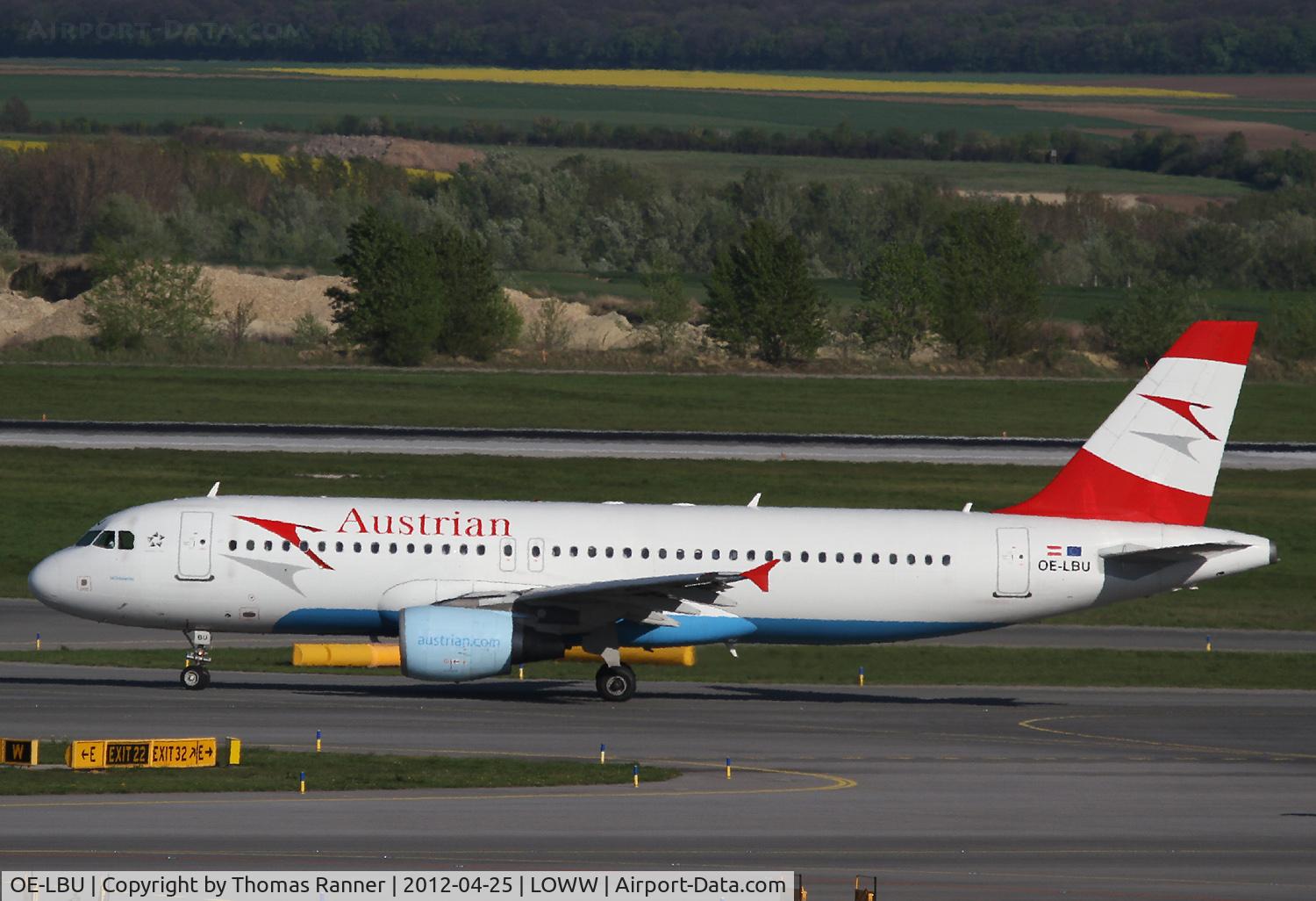 OE-LBU, 2001 Airbus A320-214 C/N 1478, Austrian Airlines Airbus A320
