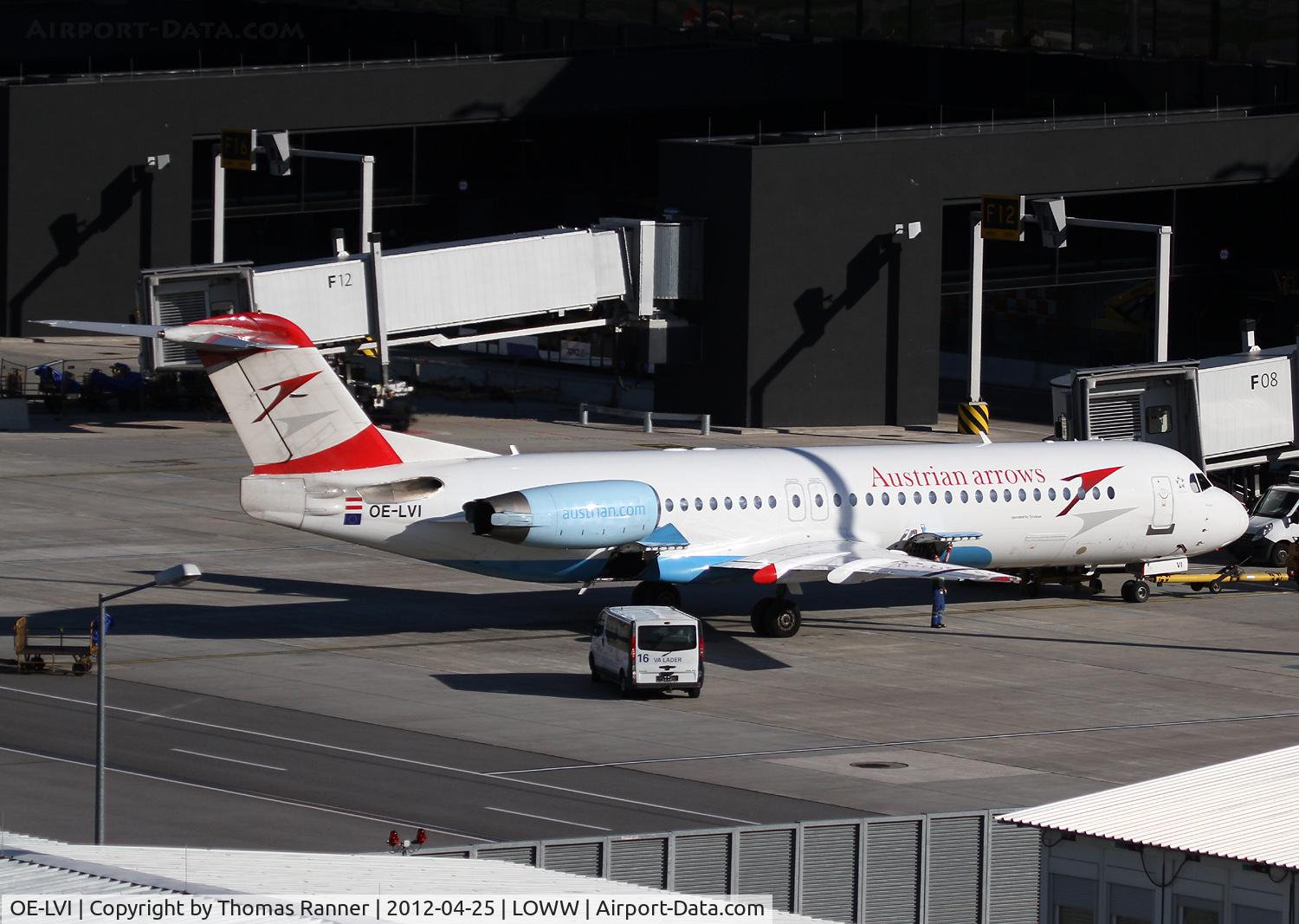OE-LVI, 1993 Fokker 100 (F-28-0100) C/N 11468, Austrian Arrows Fokker 100