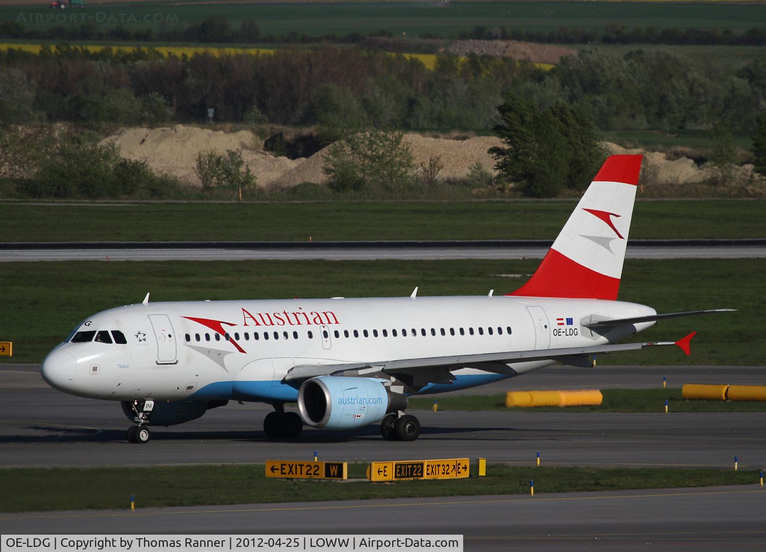OE-LDG, 2006 Airbus A319-112 C/N 2652, Austrian Airlines Airbus A319