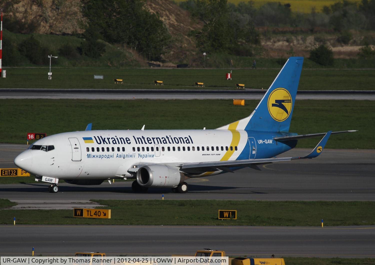 UR-GAW, 1991 Boeing 737-5Y0 C/N 24898, Ukraine International Boeing 737