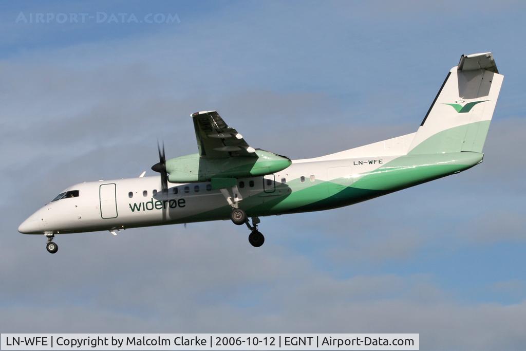 LN-WFE, De Havilland Canada DHC-8-311Q Dash 8 C/N 491, De Havilland Canada DHC-8-311Q, Newcastle Airport, October 2006.