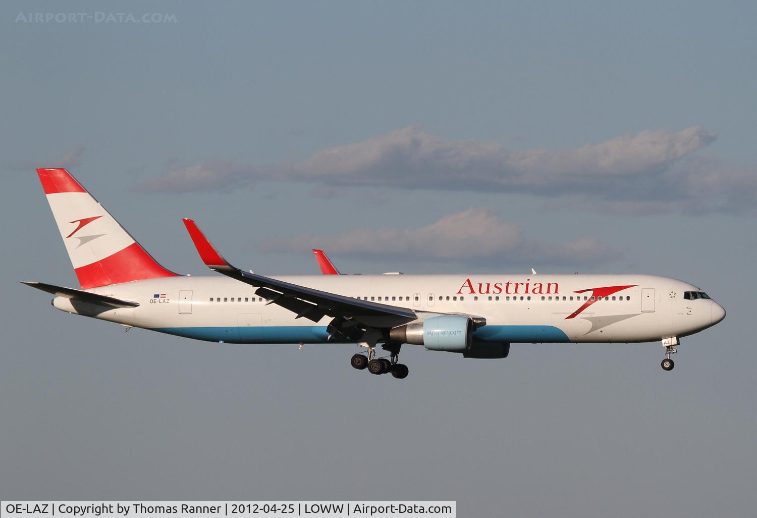 OE-LAZ, 1999 Boeing 767-3Z9 C/N 30331, Austrian Airlines Boeing 767