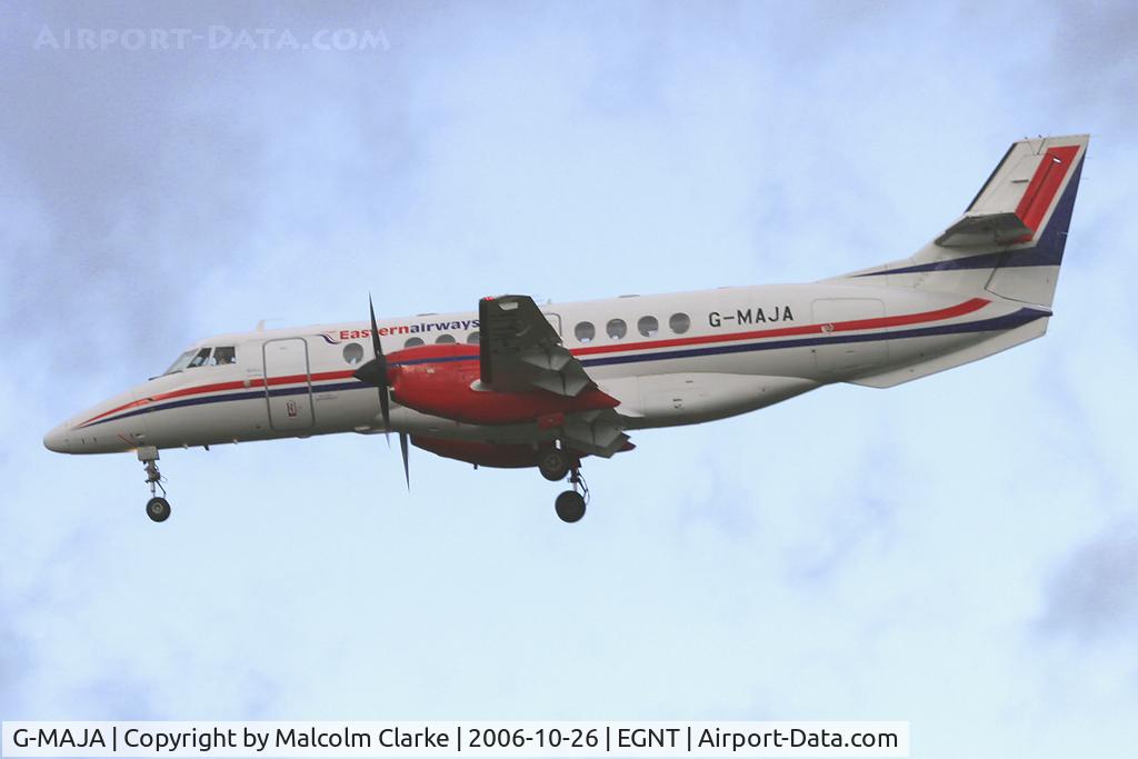 G-MAJA, 1994 British Aerospace Jetstream 41 C/N 41032, British Aerospace Jetstream 41, on finals to 25, Newcastle Airport, October 2006.