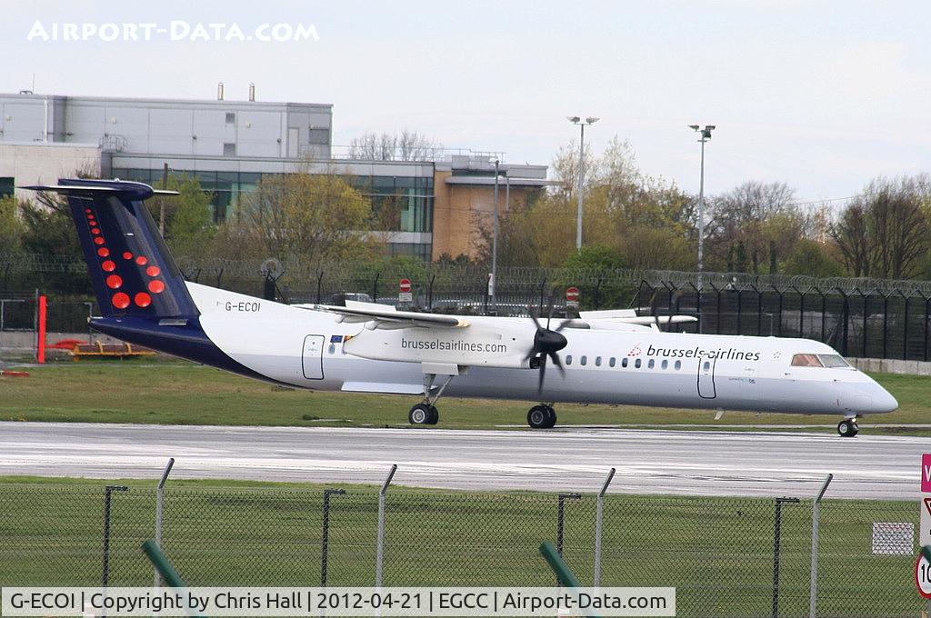 G-ECOI, 2008 De Havilland Canada DHC-8-402Q Dash 8 C/N 4224, on a 2 year 