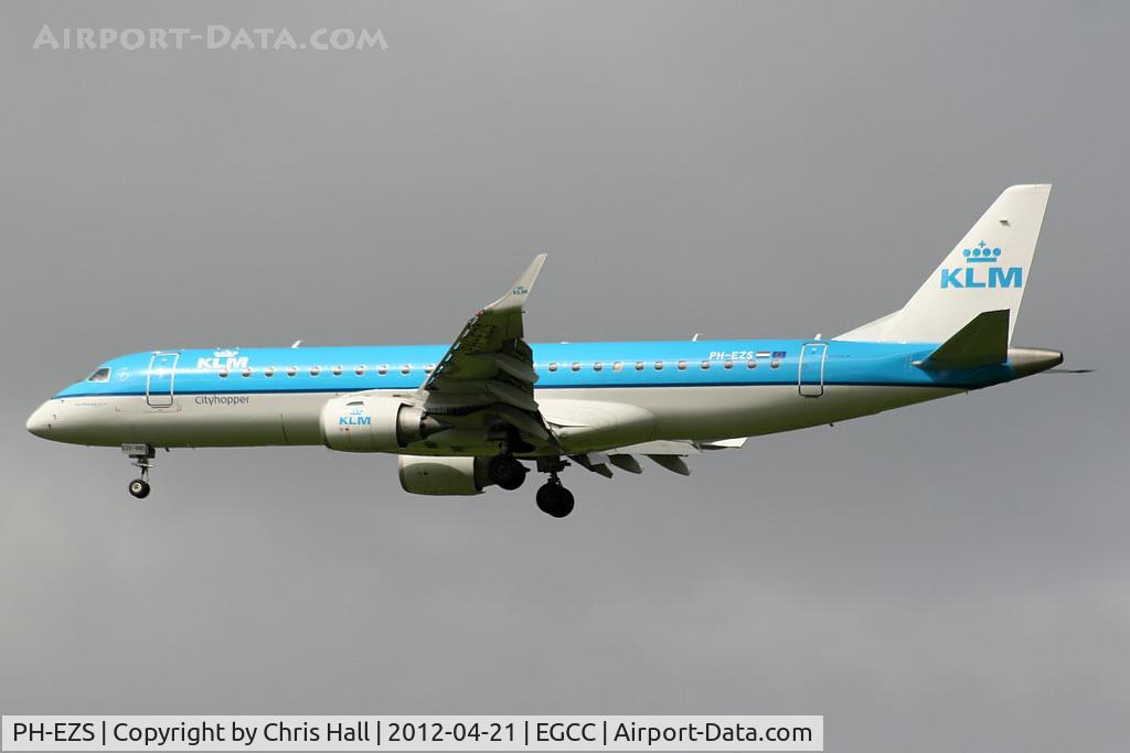 PH-EZS, 2010 Embraer 190LR (ERJ-190-100LR) C/N 19000380, KLM Cityhopper