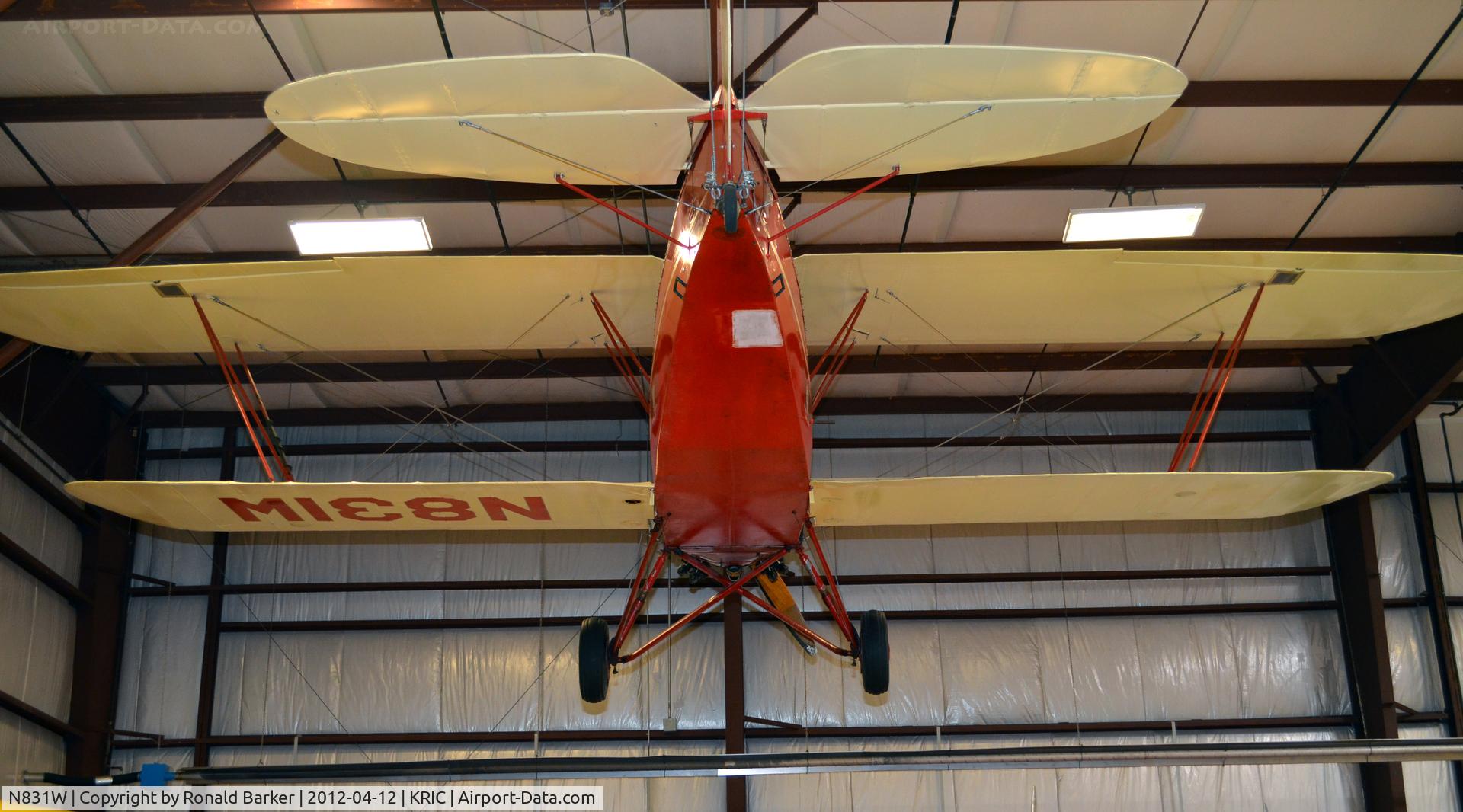 N831W, 1929 Perth Amboy BIRD A C/N 2025-96, VA Aviation Museum
