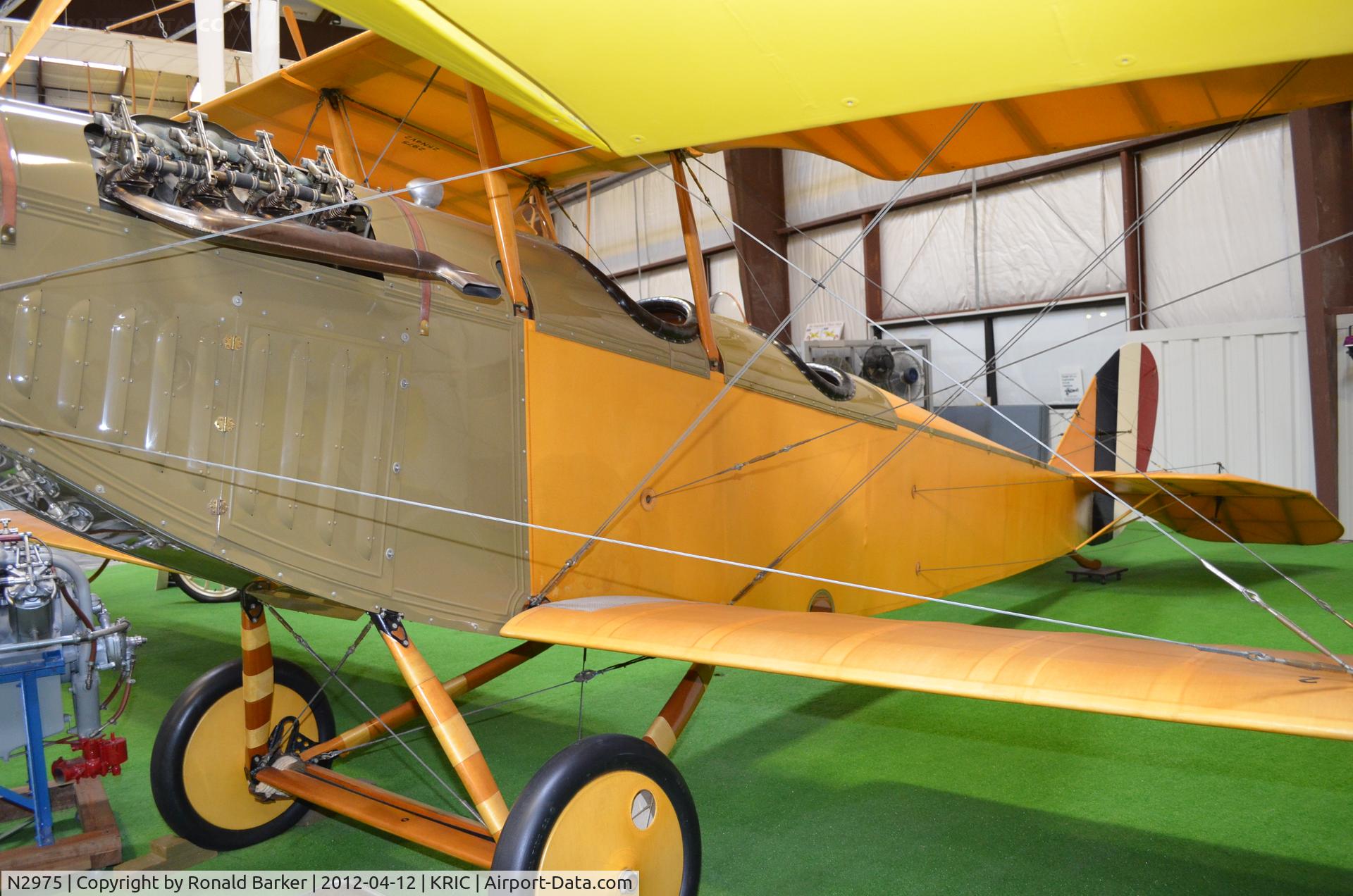 N2975, Curtiss JN-4D Jenny C/N 450, VA Aviation Museum