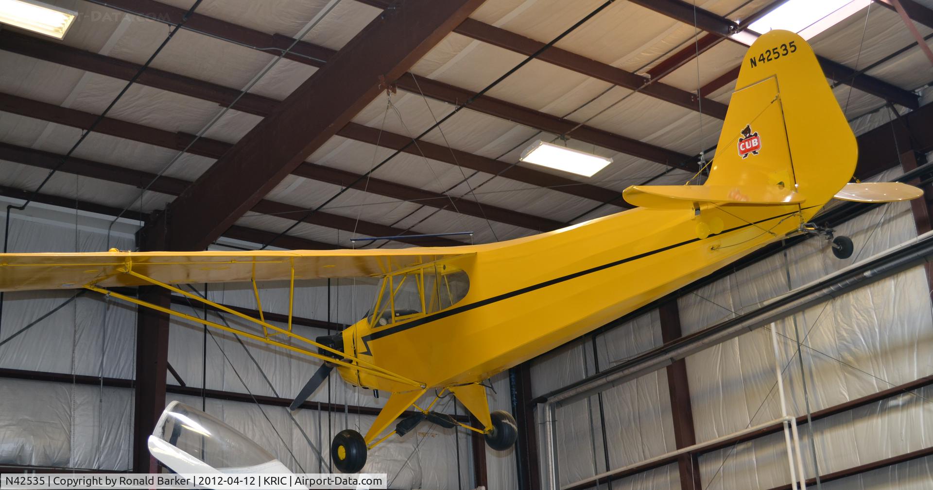 N42535, 1945 Piper J3C-65 Cub Cub C/N 14812, VA Aviation Museum