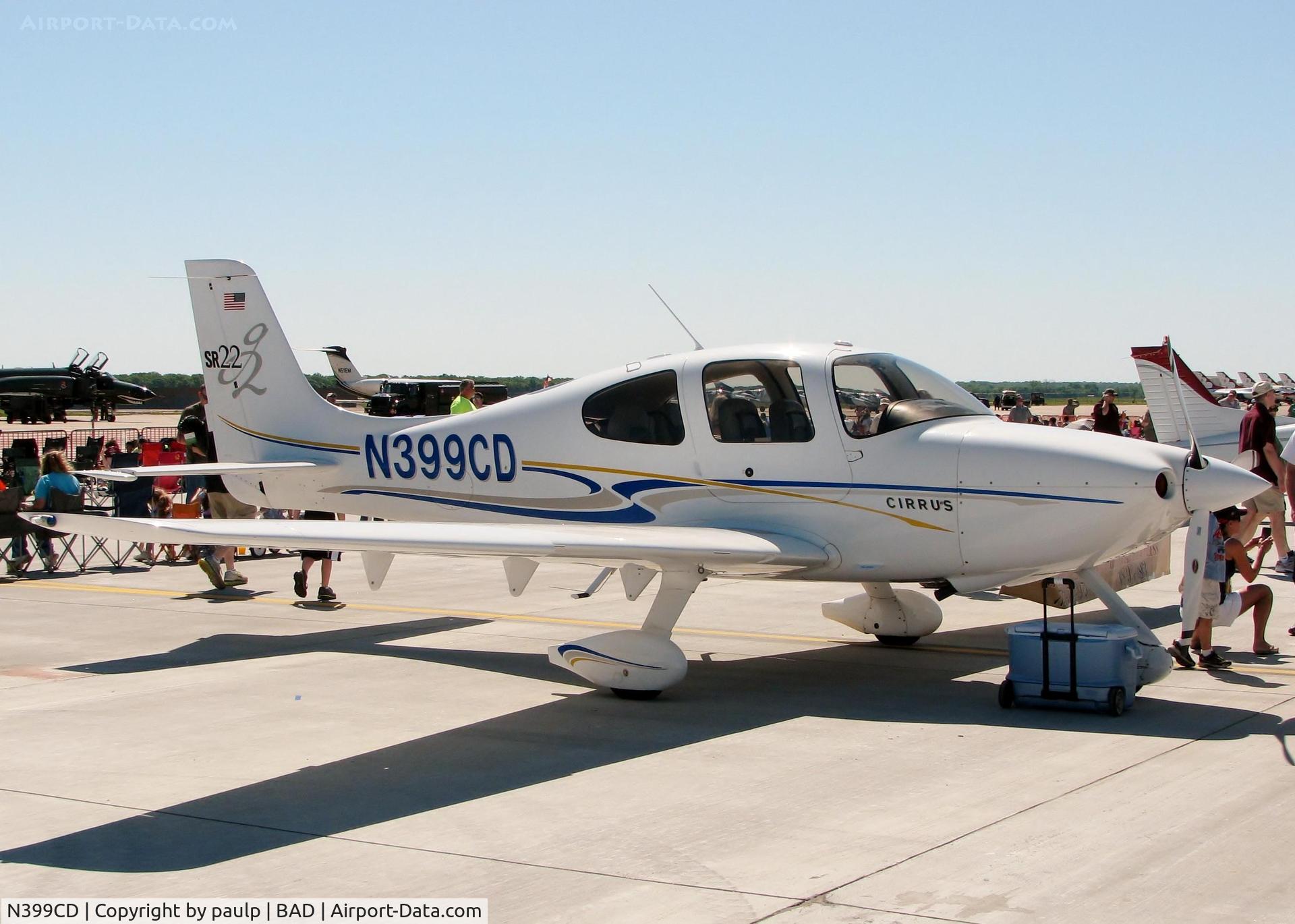 N399CD, 2005 Cirrus SR22 G2 C/N 1271, At Barksdale Air Force Base.