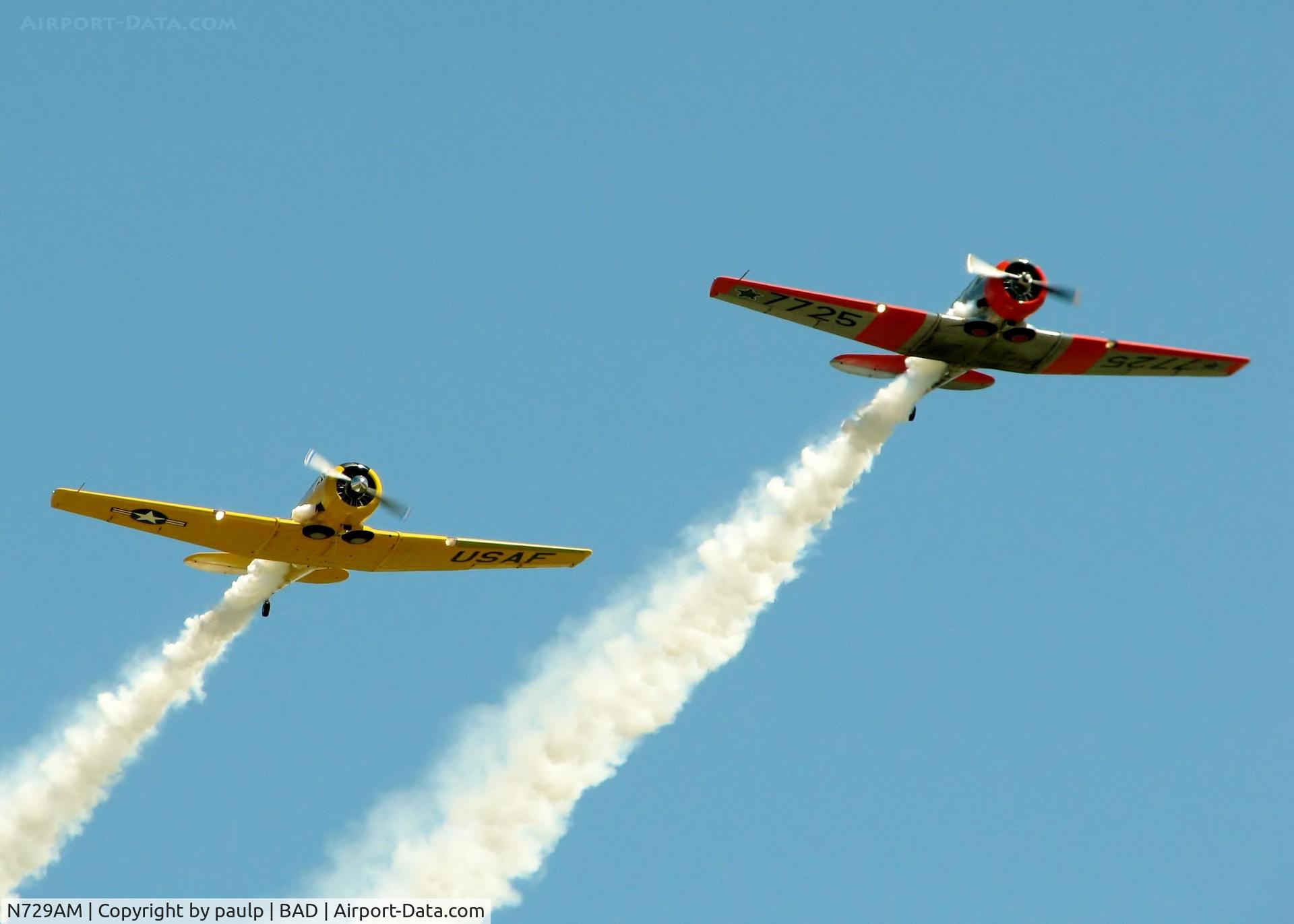 N729AM, 1951 North American T-6G Texan C/N 182-116, At Barksdale Air Force Base.