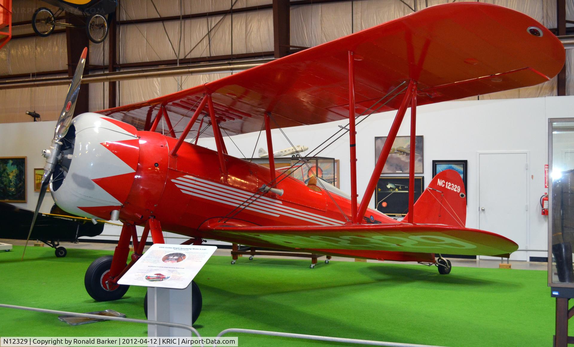 N12329, Curtiss-Wright Travel Air A-14-D C/N 2009, VA Aviation Museum