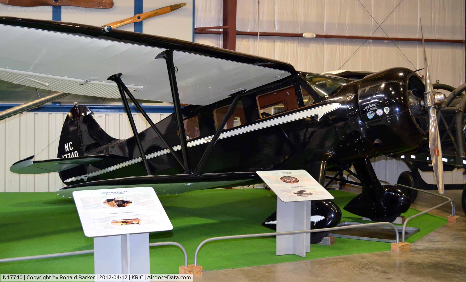 N17740, 1935 Waco YOC C/N 4279, VA Aviation Museum