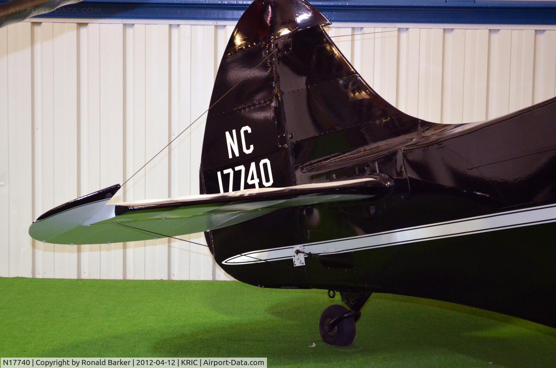 N17740, 1935 Waco YOC C/N 4279, VA Aviation Museum