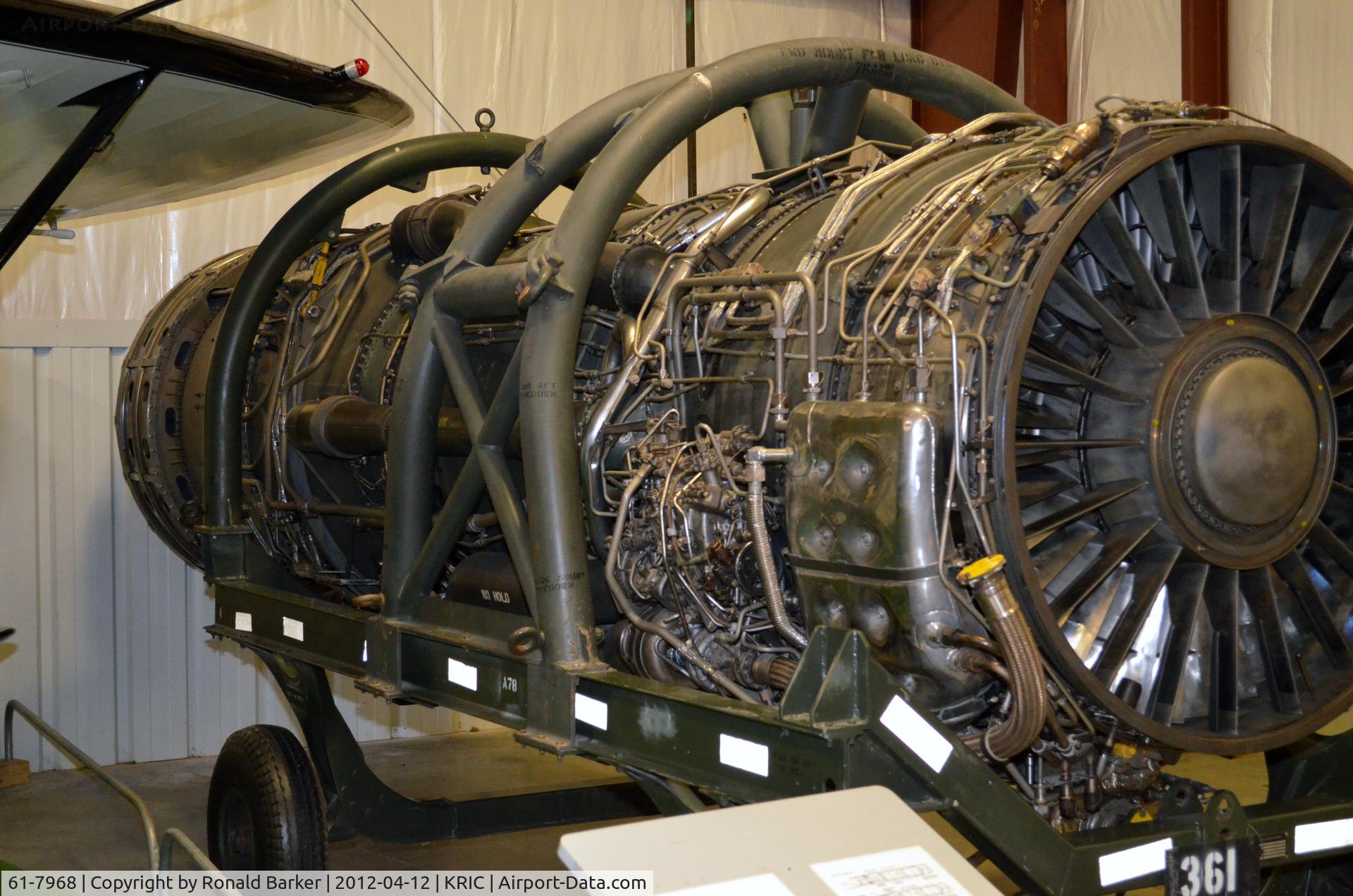 61-7968, 1966 Lockheed SR-71A Blackbird C/N 2019, J-58 engine VA Aviation Museum