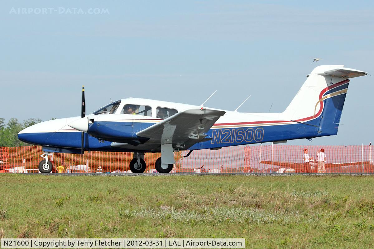 N21600, 1978 Piper PA-44-180 Seminole C/N 44-7995057, At 2012 Sun N Fun