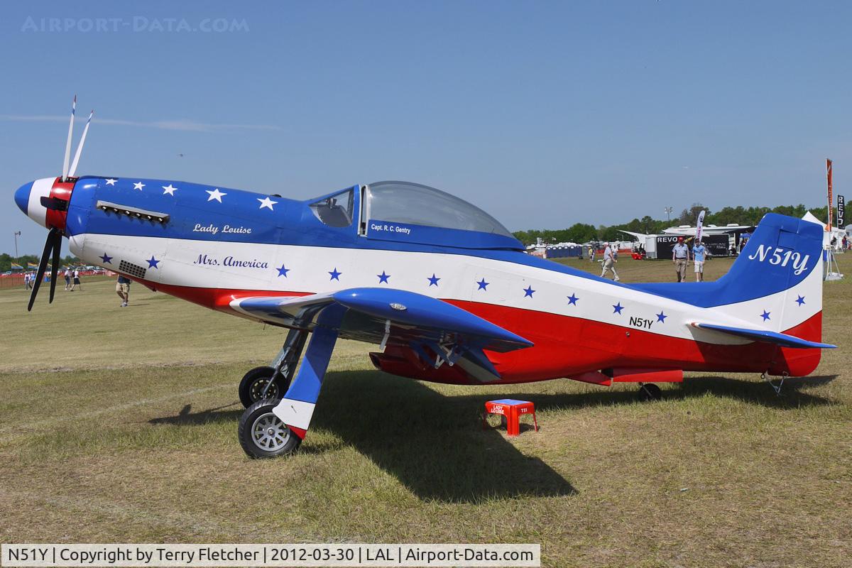 N51Y, Titan T-51 Mustang C/N M07SV6COHK0116, At 2012 Sun N Fun