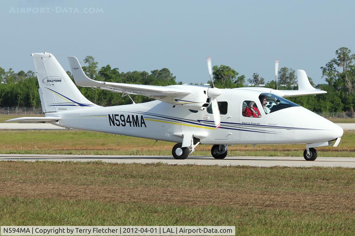 N594MA, 2010 Tecnam P-2006T C/N 055, At 2012 Sun N Fun