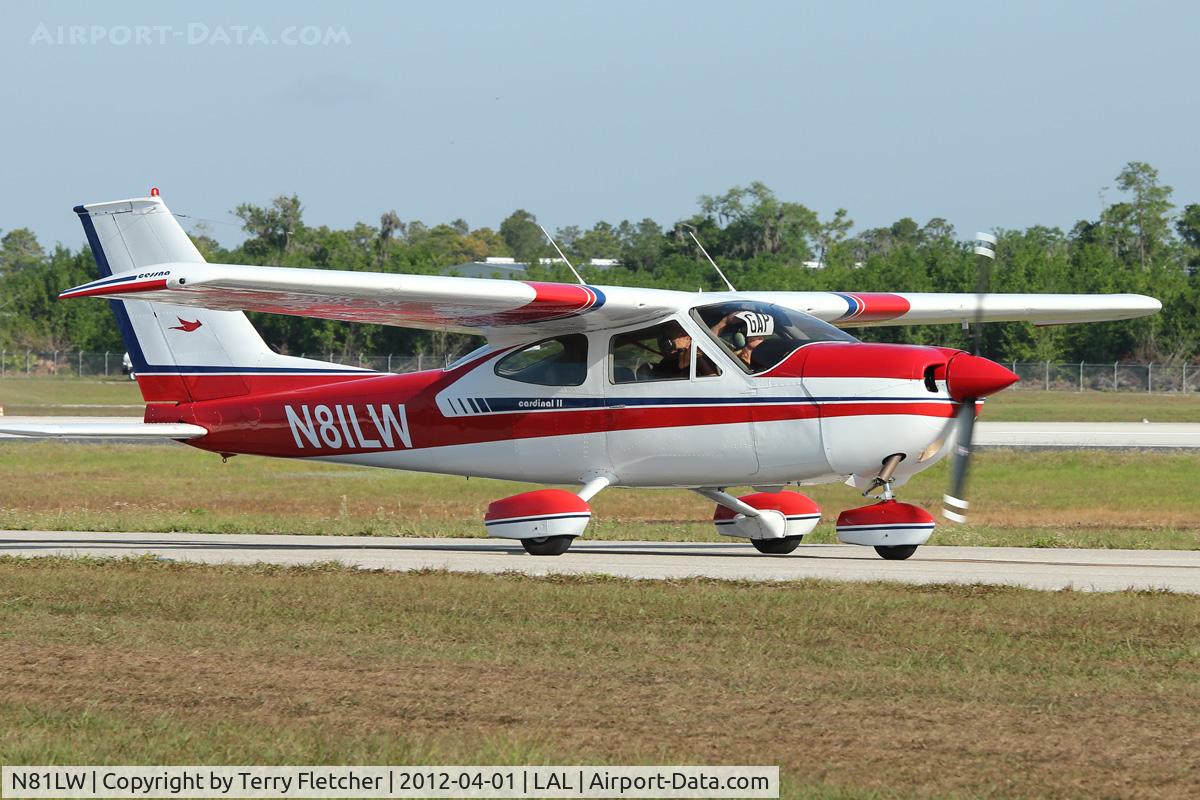 N81LW, 1976 Cessna 177B Cardinal C/N 17702455, At 2012 Sun N Fun