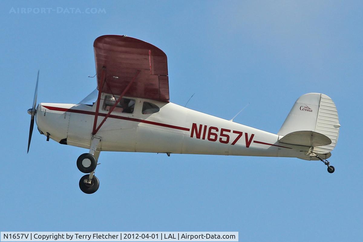 N1657V, 1947 Cessna 140 C/N 13829, At 2012 Sun N Fun