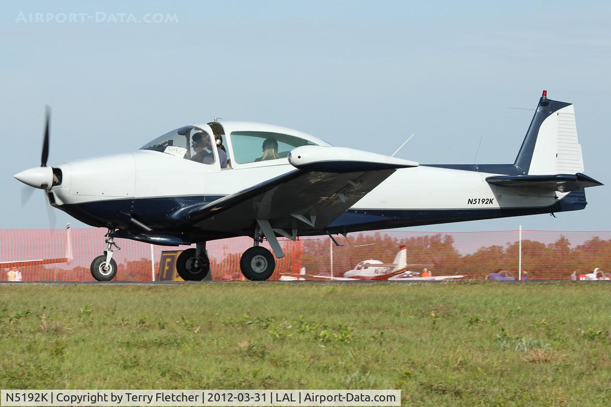 N5192K, 1950 Ryan Navion B C/N NAV-4-2092B, At 2012 Sun N Fun