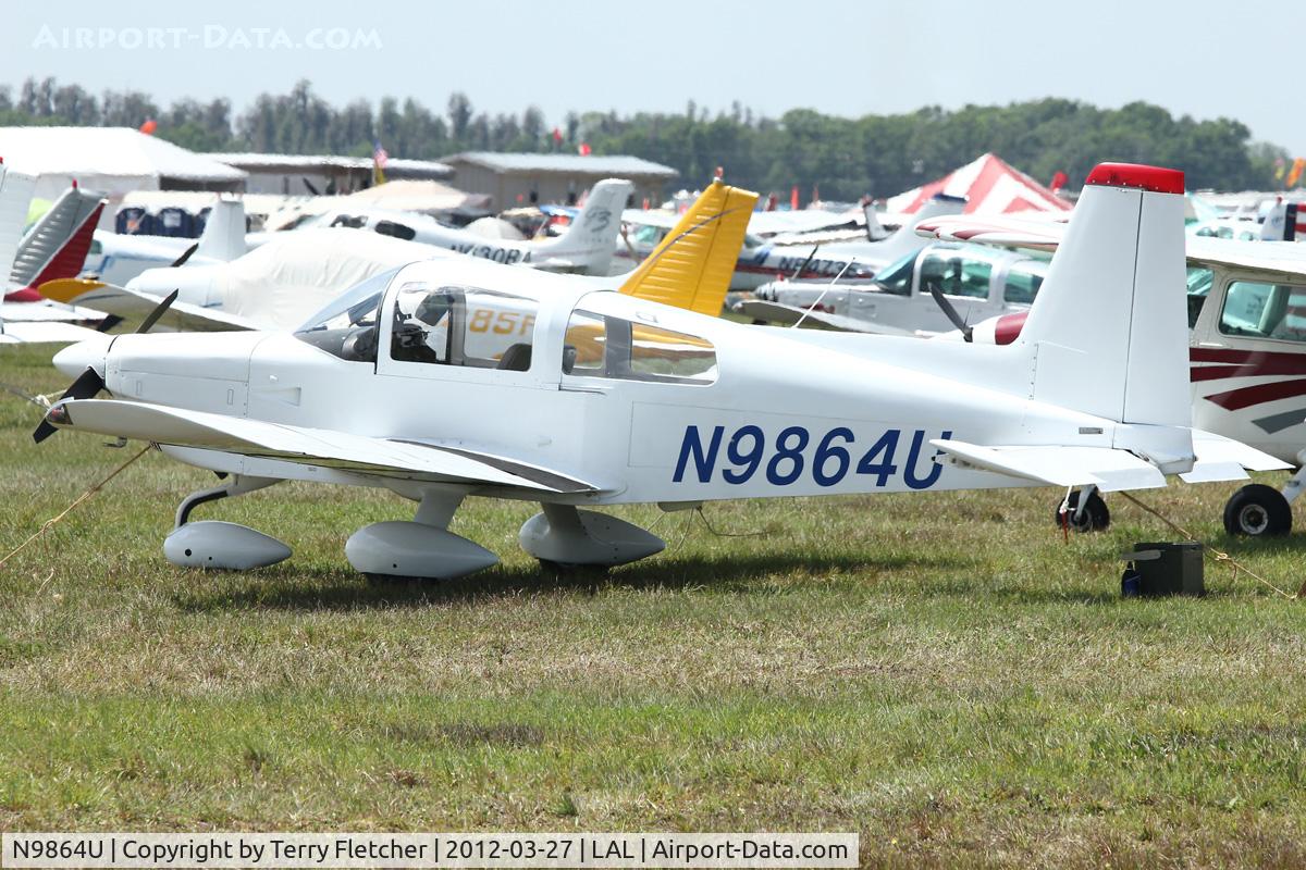 N9864U, 1976 Grumman American AA-5A Cheetah C/N AA5A0264, At 2012 Sun N Fun