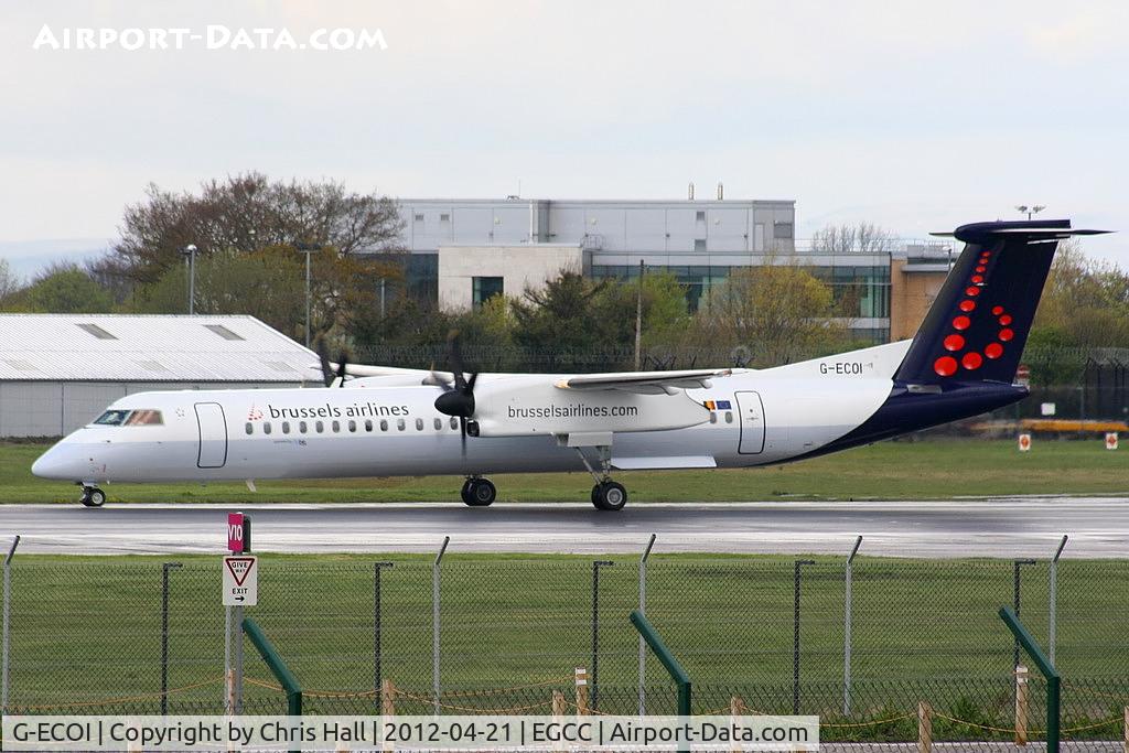 G-ECOI, 2008 De Havilland Canada DHC-8-402Q Dash 8 C/N 4224, on a 2 year 