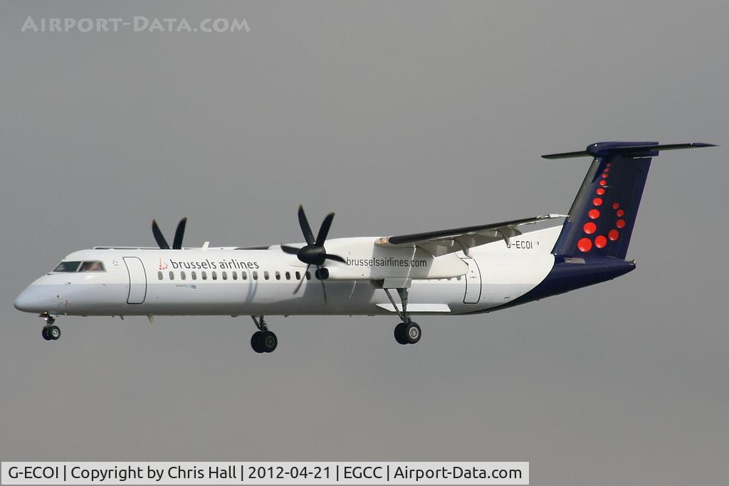 G-ECOI, 2008 De Havilland Canada DHC-8-402Q Dash 8 C/N 4224, on a 2 year 