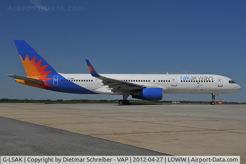 G-LSAK, 1996 Boeing 757-23N C/N 27973, RAK Airways Boeing 757-200