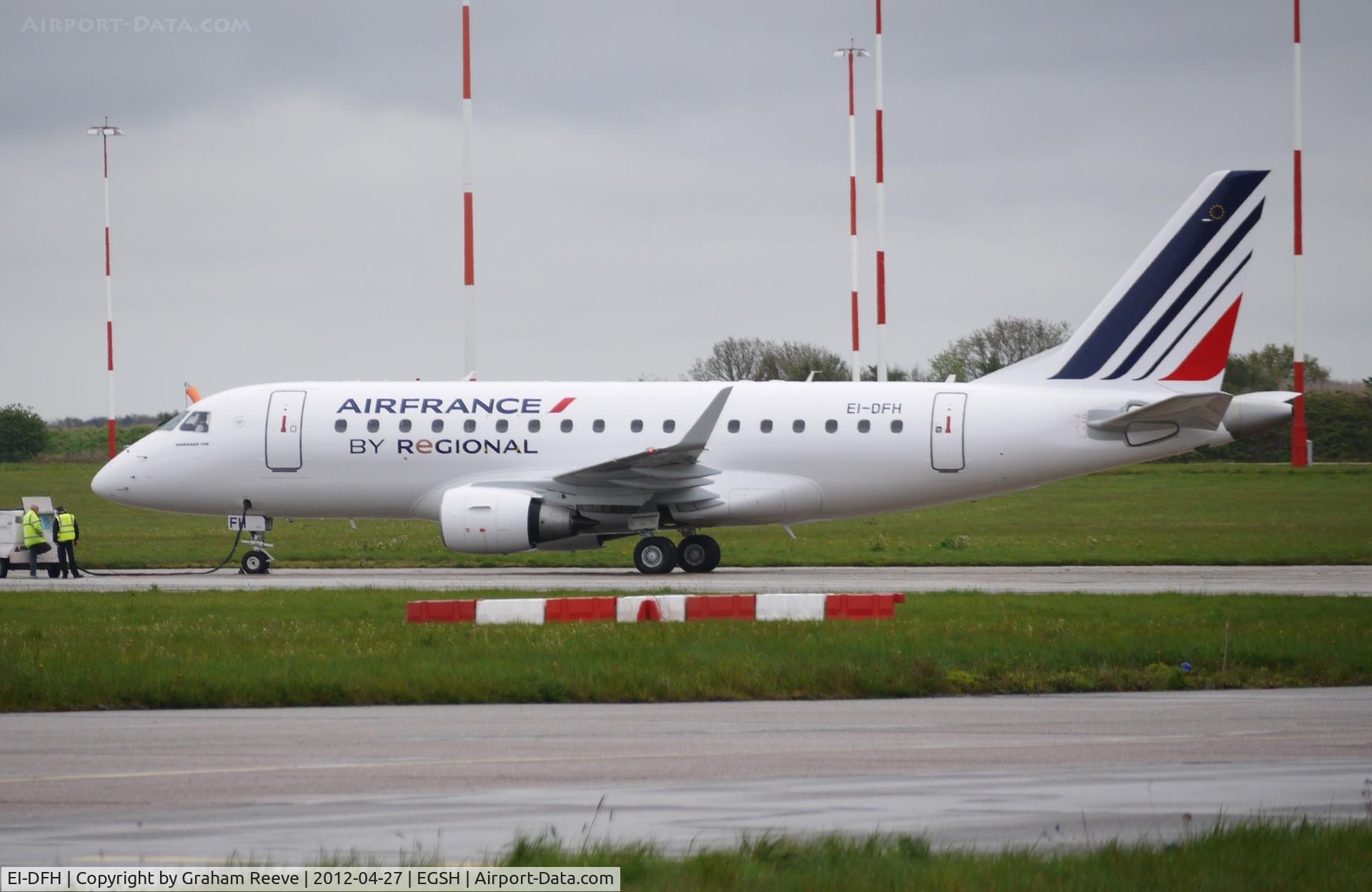 EI-DFH, 2004 Embraer 170LR (ERJ-170-100LR) C/N 17000009, Fresh out of paint.