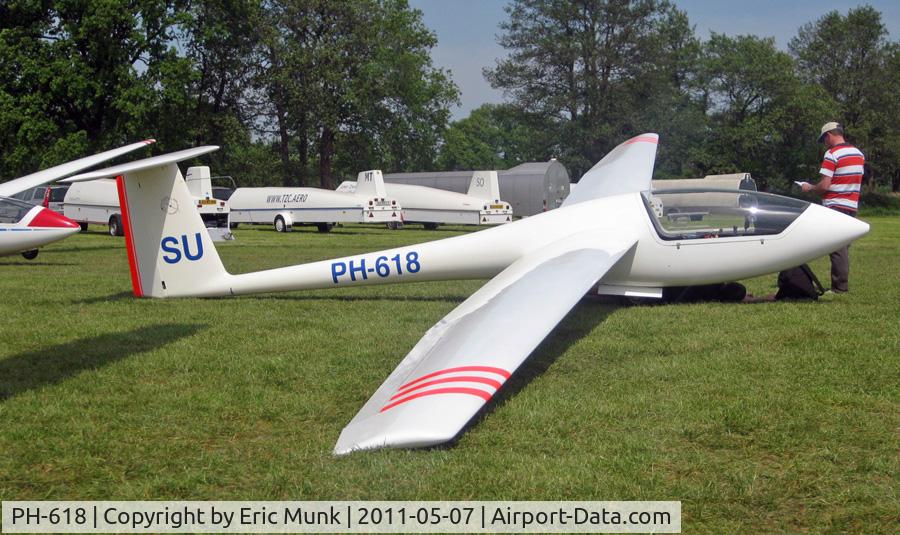 PH-618, Grob G-102 Astir CS 77 C/N 1728, ACS Astir at Lemelerveld, Netherlands
