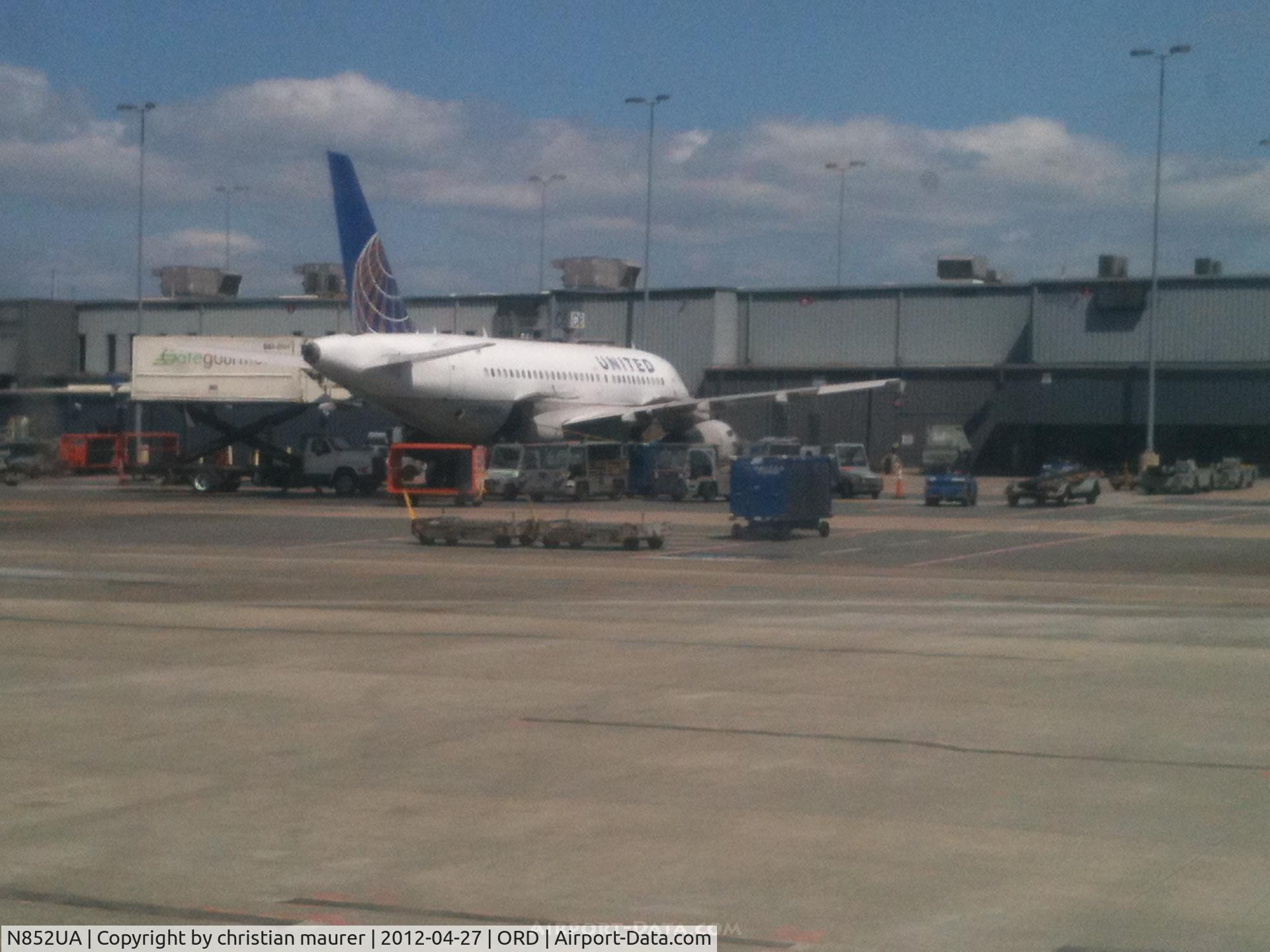 N852UA, 2002 Airbus A319-131 C/N 1671, airbus a319