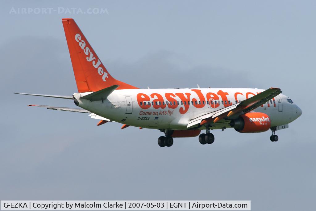 G-EZKA, 2003 Boeing 737-73V C/N 32422, Boeing 737-73V, Newcastle Airport, May 2007.
