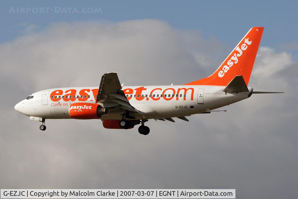 G-EZJC, 2000 Boeing 737-73V C/N 30237, Boeing 737-73V, Newcastle Airport, March 2007.