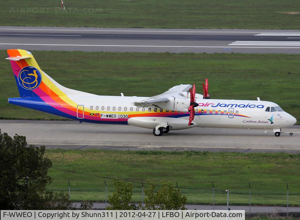 F-WWEO, 2012 ATR 72-600 (72-212A) C/N 1030, C/n 1030