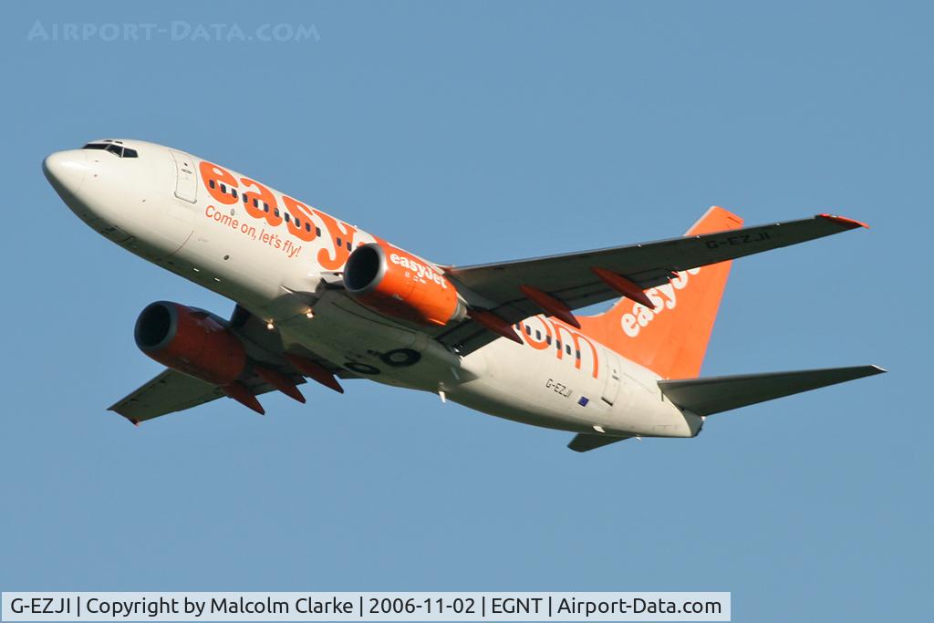 G-EZJI, 2001 Boeing 737-73V C/N 30241, Boeing 737-73V, Newcastle Airport, November 2006.