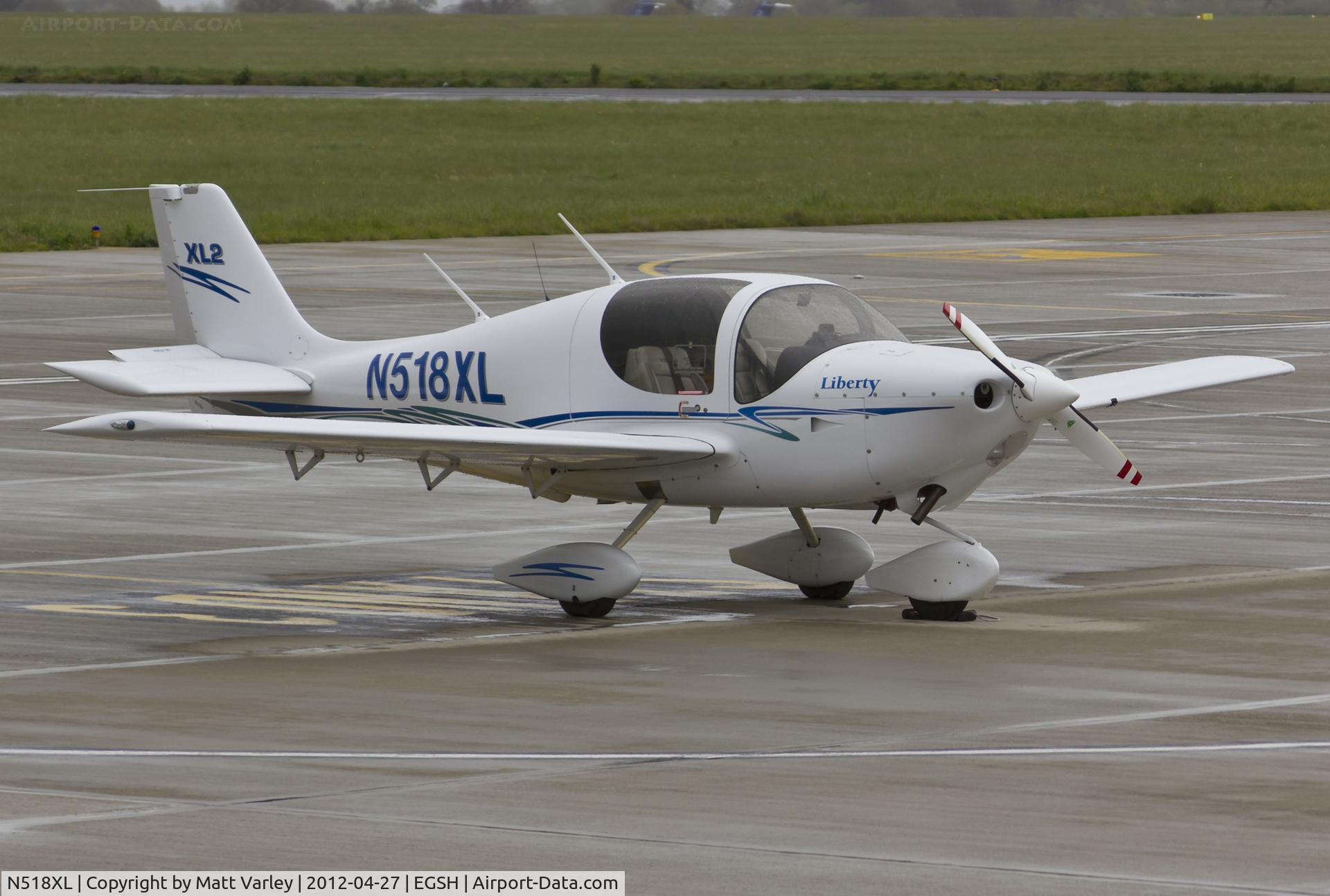 N518XL, 2006 Liberty XL-2 C/N 0013, Sat on stand at SaxonAir.