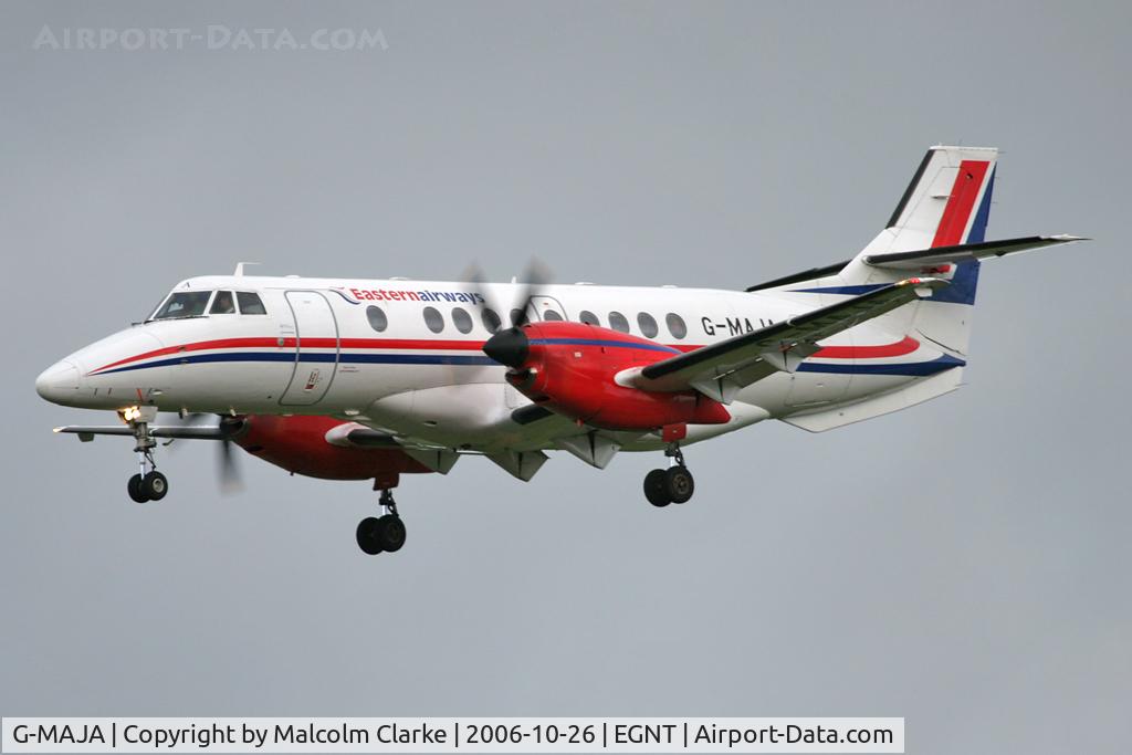 G-MAJA, 1994 British Aerospace Jetstream 41 C/N 41032, British Aerospace Jetstream 41, Newcastle Airport, October 2006.